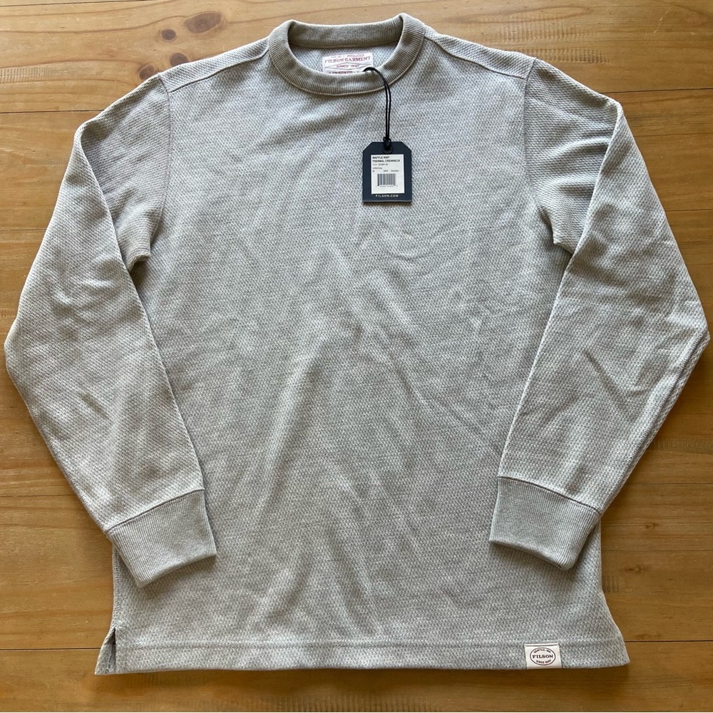NWT Filson Waffleknit Thermal Crewneck